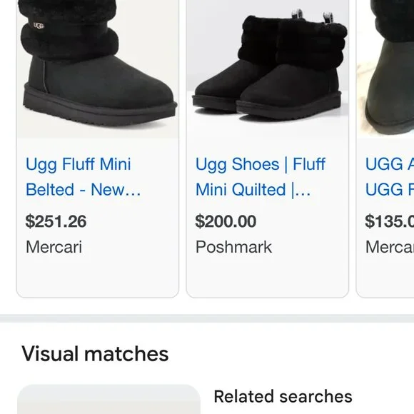 Women's UGG Fluff mini belted boots size 7 - Picture 5 of 5